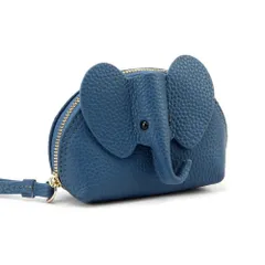 ☆ ブルー ☆ コインケース 小銭入れ ミニ財布 ポーチ かわいい bjkoinc130 コインケース キーケース 財布 お財布 ポーチ ミニ財布 ミニ 本革 レザー ウォレット 小物入れ レディース 動物 大人 子供 かわいい 高見え 上質