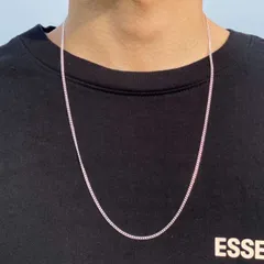 【2mm】ネックレス メンズ チェーン ステンレス シルバー 喜平