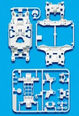 MS強化シャーシ　ホワイト 6個セット Amazon | ミニ四駆 MS強化シャーシセット ホワイト MSシャーシ