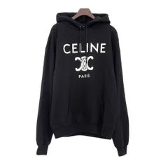 【美品】セリーヌ　カシミア　ダブルジップ　フーディ　パーカー　白　アイボリー CELINE - 美品 セリーヌ CELINE パーカー フーディー ジップ