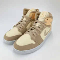 【イオン広店】 中古 NIKE AIR JORDAN | ナイキ　エアー　ジョーダン スニーカー WMNS Air Jordan 1 Mid SE DV0427-102 ベージュ 28.5cm 【126】