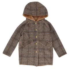 ☆ グレー ☆ 120cm ☆ ダッフルコート 裏起毛 コート 子供服 pmycloth1109 ダッフルコート キッズ コート ボアコート ジャケット キッズコート 羽織り 羽織 ラシャコート フード付きコート フード付き フード 裏起毛 ボア 保温性