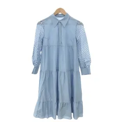 diagram ダイアグラム ロング ティアードシャツ ワンピース サイズ:38  ブルー  レディース 　240001141209