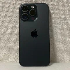 【最終値下げ🔥】【大幅値下げ中‼️】【美品/箱付属あり】iPhone/15/Pro/256GB/ブラックチタニウム/MTUC3J/A/SIMフリー/バッテリー91%/No.3517
