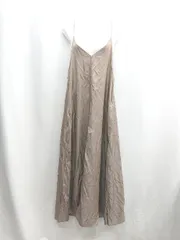 ◇ ⊂ Aunt Marie's アントマリーズ キャミソール ロング ワンピース サイズF ブラウン系 レディース E  【1412090020575】