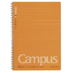 （まとめ買い）コクヨ キャンパスツインリングノート ドット入り セミB5 6号 罫幅7mm29行 40枚 ス-T115ATN 【10冊セット】