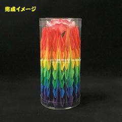 折って・重ねて・気持ちも詰める 体験キット！ 糸・針なしの つづらない千羽鶴 （中サイズ）