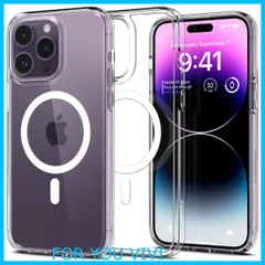 【人気商品】Spigen iPhone14ProMax ケース MagSafe対応 マグネット搭載 黄変なし 2重構造 米軍MIL規格取得 耐衝撃 すり傷防止 マグセーフ 適用カバー ワイヤレス充電対応 ウルトラ・ハイブリッド マグフィット ACS04825