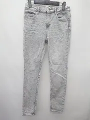 ◇ Θ ZARA ザラ スキニー ジーンズ デニム パンツ EUR 38 USA 6 MEX 28 グレー系 レディース P  【1409090032035】