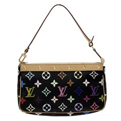 ルイ・ヴィトン LOUIS VUITTON バッグ モノグラム・マルチカラー レディース ブランド ハンドバッグ モノグラムマルチカラー ポシェット・アクセソワール ノワール M92648 マルチカラー ポシェット スタッズ ミニバッグ 【中古】