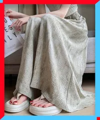 新品 ガウチョパンツ レディース タイダイ柄 ワイド 着やせ お洒落 体型カバー 楽ちん 春夏 【送料無料】