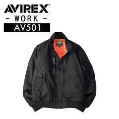 AVIREX アヴィレックス 防寒着 AV501 M～4L ODグリーン 秋冬 メンズ