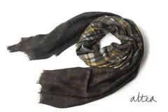 新品｜未使用｜アルテア｜ALTEA｜チェック柄ストール
