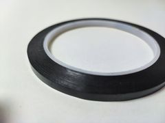 〈色: 黒 5mm〉50m ブラック x ラインテープ 5mm ３組