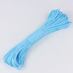 【アウトレット品】パラコード　4mm×30m ライトブルー B