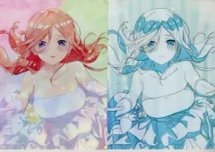 【中古】クリアファイル 中野三玖 A4クリアファイルセット(2枚組) 「一番くじ 映画 五等分の花嫁 ～五つ子ゲームファイナル～」 G賞