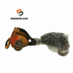 ☆中古品☆ KITO キトー チェーンブロック マイティM3形 1TON 定格荷重1トン 手動ホイスト 玉掛け 吊り 運搬 荷揚げ 98458のサムネイル
