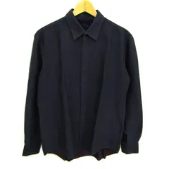 ダーバン 長袖シャツ 総柄 トップス メンズ Lサイズ ネイビー Durban 【中古】
