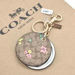 [COACH] 日本未発売 ミラー付きキーホルダー バッグチャーム CA046