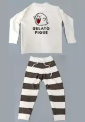 【中古】衣類 テレサ ジャガードセットアップ ホワイト×ブラウン レディース フリーサイズ 「スーパーマリオ meets GELATO PIQUE」 オンライン限定