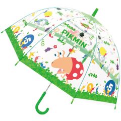[신속 발송] 피크민 접는 우산 손으로 열린 식 친골 53cm 캐릭터 우산 소년 소녀 귀여운 비 가마 장마 대책 통학 100 ~ 110cm 정규품 경량 케이스 포함 접는 우산