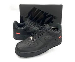 SUPREME×NIKE CU9225-001 AIR FORCE 1 LOW SP エアフォース シューズ ブラック サイズUS8=26cm 正規品 / 29105
