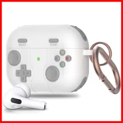 AirPods Pro 第2世代 ケース AirPods シリコンケースカラビナ付き かわいい クラシック 2022年 ゲーム機 デザイン ファッション カバー ケースカバー ワイヤレス充電対応 可視LEDライト 耐衝撃 Pro2 エアーポッズプロ2 ケース