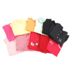 ファミリア Familiar fdash 11点セット Tシャツ カーディガン ベスト 半袖 長袖 140 150 赤 レッド 黄 イエロー ピンク 黒 ブラック /AE ■EC