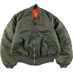 古着 90年代 民間品 アルファ ALPHA MA-1タイプ 中綿入り ミリタリー フライトジャケット USA製 メンズL相当 ヴィンテージ/eaa513593
