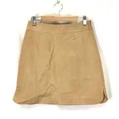 トゥモローランド/TOMORROWLAND COLLECTION★羊革/ラムスキン/レザースカート/膝上丈【36/レディースS/ベージュ/beige】Skirts◆cBH607<sale>