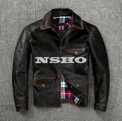 フォータイム レザージャケット ブレーキマンコート ホースハイド 馬革 フォータイム レザージャケット ブレーキマンコート ホース