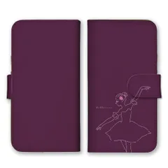 Galaxy S21 Ultra 5G SC-52B ケース 手帳型 ギャラクシーS21ウルトラ スマホケース 携帯ケース バレリーナ バレエ かわいい 可愛い 大人女子 韓国 おしゃれ プリンセス くすみカラー パープル カラー03