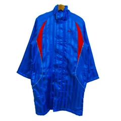 プーマ ベンチコート 中綿 ジャンパー スポーツウエア アウター キッズ 男の子用 160サイズ ブルー×レッド PUMA 【中古】
