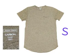 古着　CARBON 無地TシャツＳ 半袖　胸ポケット付き h62