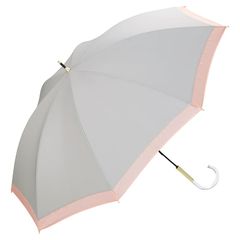 Wpc. 日傘 長傘 遮光オーガンジーバイカラー グレー《遮光率100%・UVカット率100％・UPF50＋・晴雨兼用》長傘 55cm レディース フェミニン おしゃれ 可愛い 女性 通勤 通学 81-16536-101 0