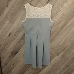 M1-01992【Women】ROPE PICNIC(ロペピクニック) ノースリーブ ワンピース 38(XS相当) / グレー×ベージュ G