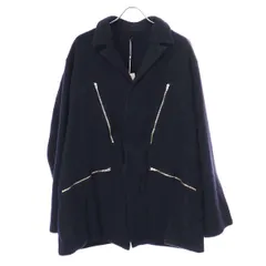 COMOLI コモリ 23AW 縮絨ウールミリタリージャケット Y03-01010 ネイビー 3のサムネイル