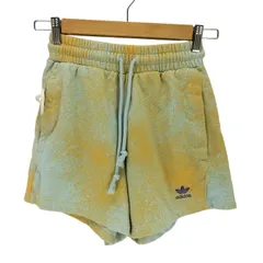 アディダスオリジナルス adidas Originals トレフォイルロゴ刺繍マルチカラースウェットショーツ レディース JPN：M 