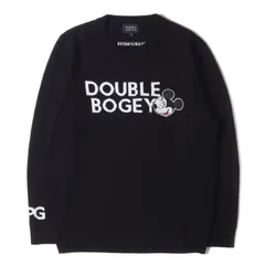 【美品】PEARLY GATES パーリー ゲイツ ニット サイズ:4 / 21AW Disney MICKEY MOUSE ワッペン ロゴ ジャガード ハイゲージ ウール ニット (053-01270011) / ダークネイビー【メンズ】【中古】のサムネイル
