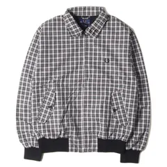 新品 FRED PERRY フレッドペリー ジャケット サイズ:38 500着限定 THE DEAD 60S ハリントンジャケット オーバーチェック ENGLAND製 ホワイト ブラック レッド アウター ブルゾン 上着【メンズ】
