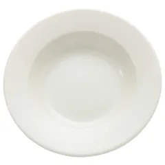 NARUMI(ナルミ) カレー皿 パスタ皿 パティア(PATIA) 23cm ホワイト シンプル リム スープ 電子レンジ温め 食洗機対応 日本製 41623-5962