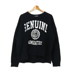 バックナンバー スウェット トレーナー 長袖 トップス メンズ Mサイズ ネイビー BACK NUMBER 【中古】