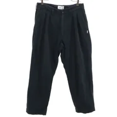 WTAPS ダブルタップス 日本製 コットンパンツ 2 ネイビー メンズ 古着のサムネイル