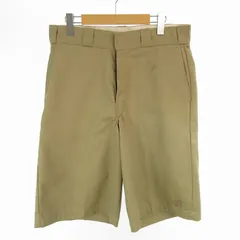 ディッキーズ Dickies 42283 13インチ セルフォンポケット ワークショーツ ハーフパンツ ルーズフィット ショートパンツ ベージュ 32 ボトムス