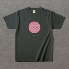 和柄Tシャツ　矢絣 -彩・円-