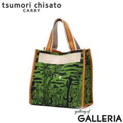 ツモリチサト トートバッグ レディース 布 tsumori chisato CARRY バッグ 軽量 小さめ コンパクト ブランド スクエア おしゃれ かわいい ロゴ トートバッグS プリント 柄 日本製 サボテンと太陽 50785のサムネイル