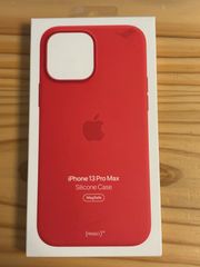 新品未開封 Apple MagSafe対応 シリコーンケース (iPhone 13 Pro Max用) - (PRODUCT)RED 未使用品