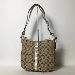 2508-17｜コーチ シグネチャー ショルダーバッグ ゴールド