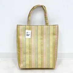 美品伊と忠金襴サブバッグ観世水柄