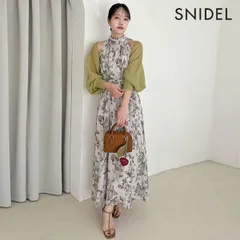  【SALE30%OFF】【即納】 スナイデル SNIDEL ワンピース 25春夏 アメスリワンピース×ボレロカーデセット 長袖 ノースリーブ ロング丈 ニット カーディガン swno251137